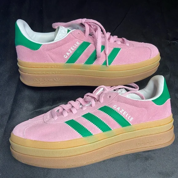 Pink Adidas Gazelle Women's Size 6.5 Sneakers - Picture 1 of 8